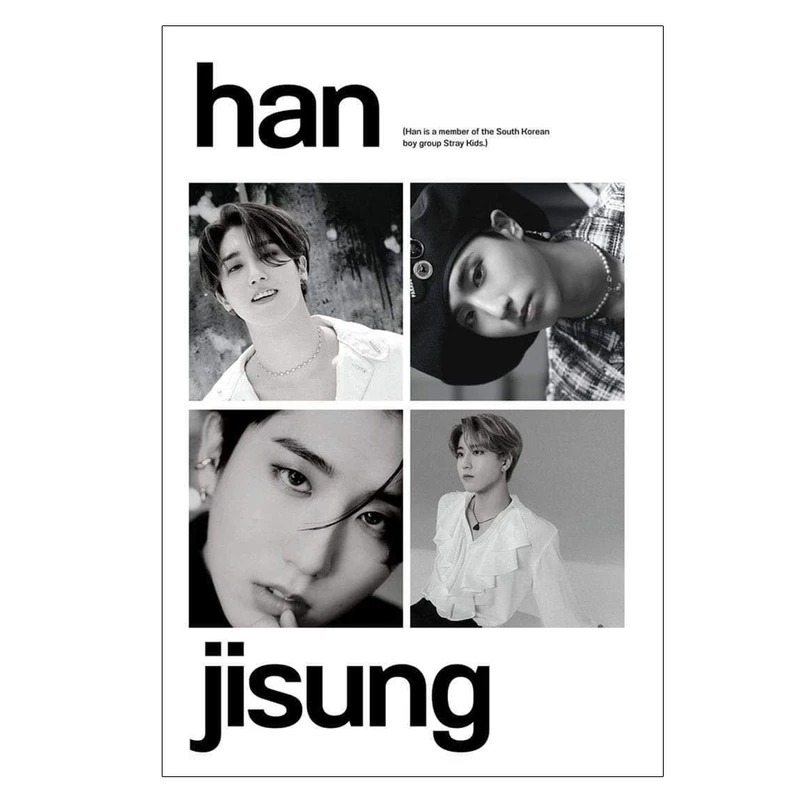 پوستر مدل استری کیدز Stray kids طرح هان جیسونگ han jisung کد 858