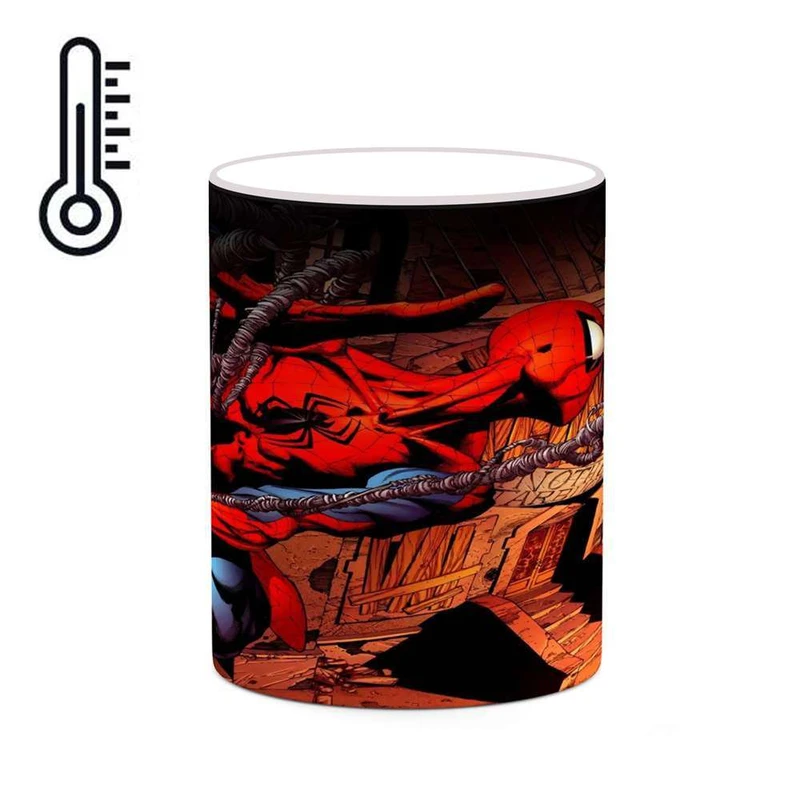 ماگ حرارتی کاکتی مدل کارتون Spider Man کد mgh23146