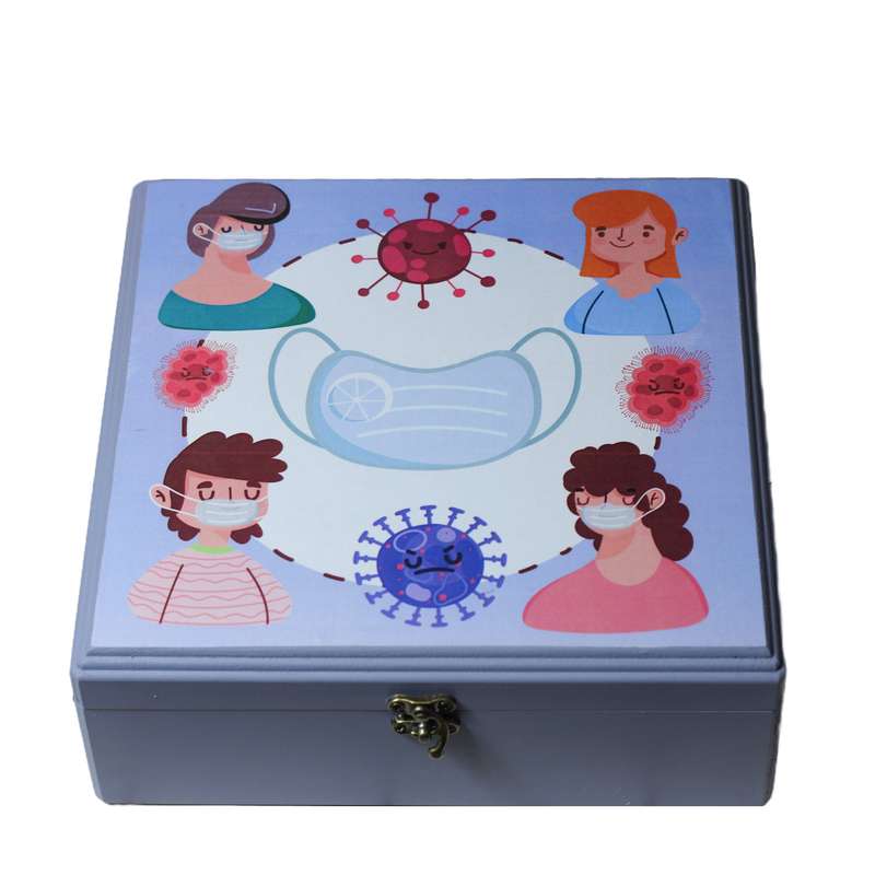 یادآور و نگهدارنده قرص و دارو مدل ویروس