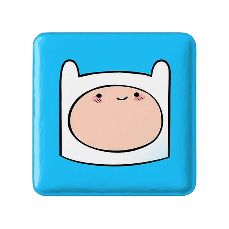 مگنت خندالو طرح فین وقت ماجراجویی Adventure Time  مدل مربعی کد 20815