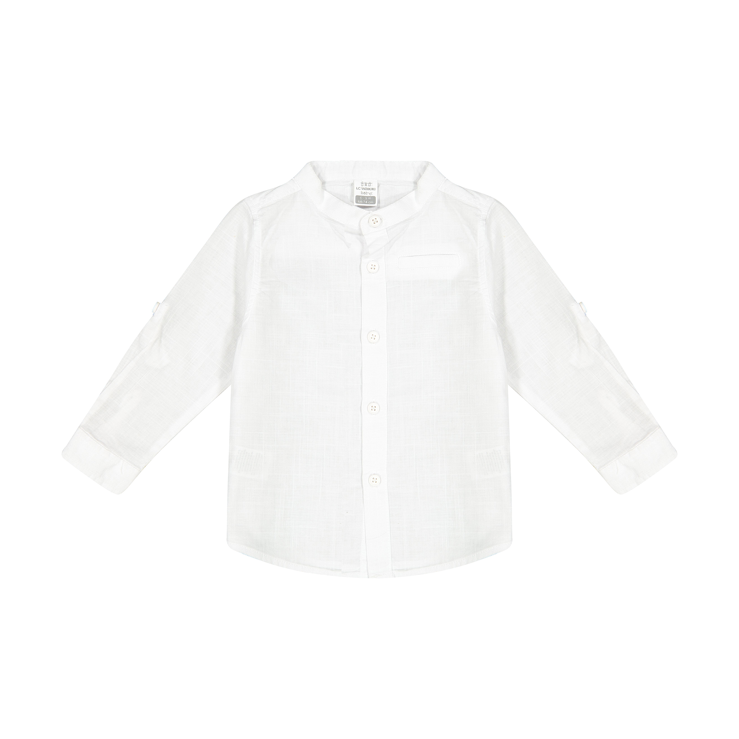 پیراهن نوزادی پسرانه ال سی وایکیکی مدل 1S94209Z1-E5X-OPTICWHITE
