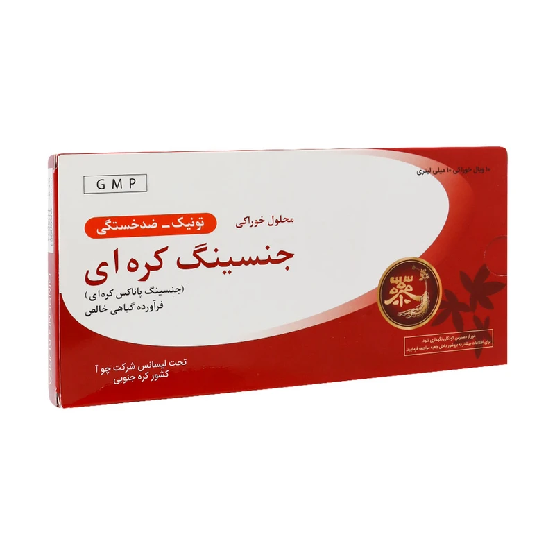 ویال خوراکی جینسینگ کره ای چوافارم بسته 10 عددی