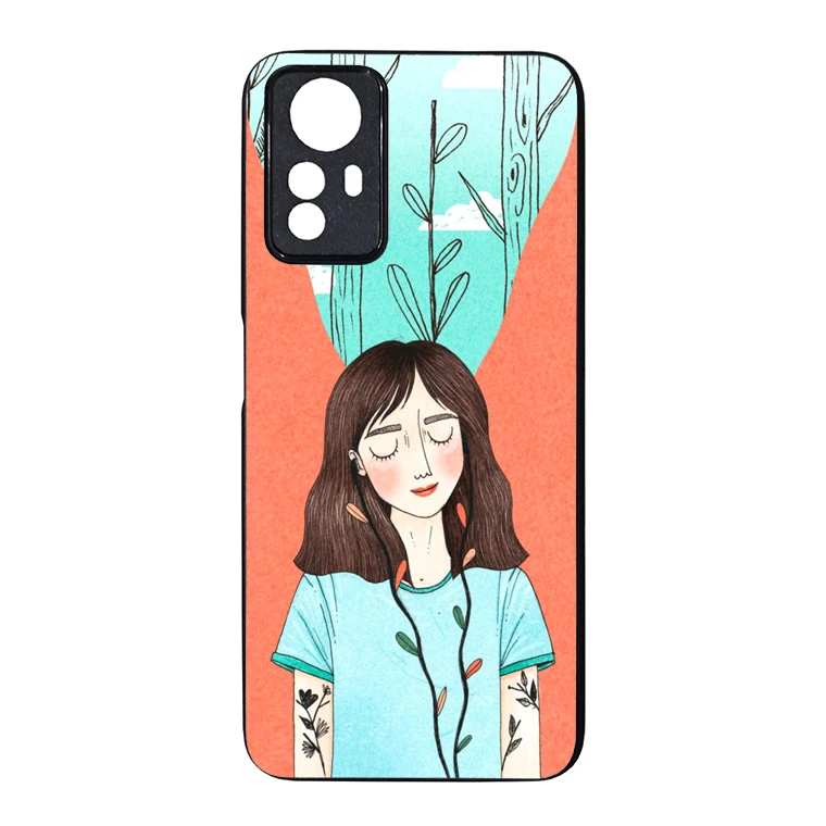 کاور گالری وبفر طرح دختر مناسب برای گوشی موبایل شیائومی redmi note 12s 4g