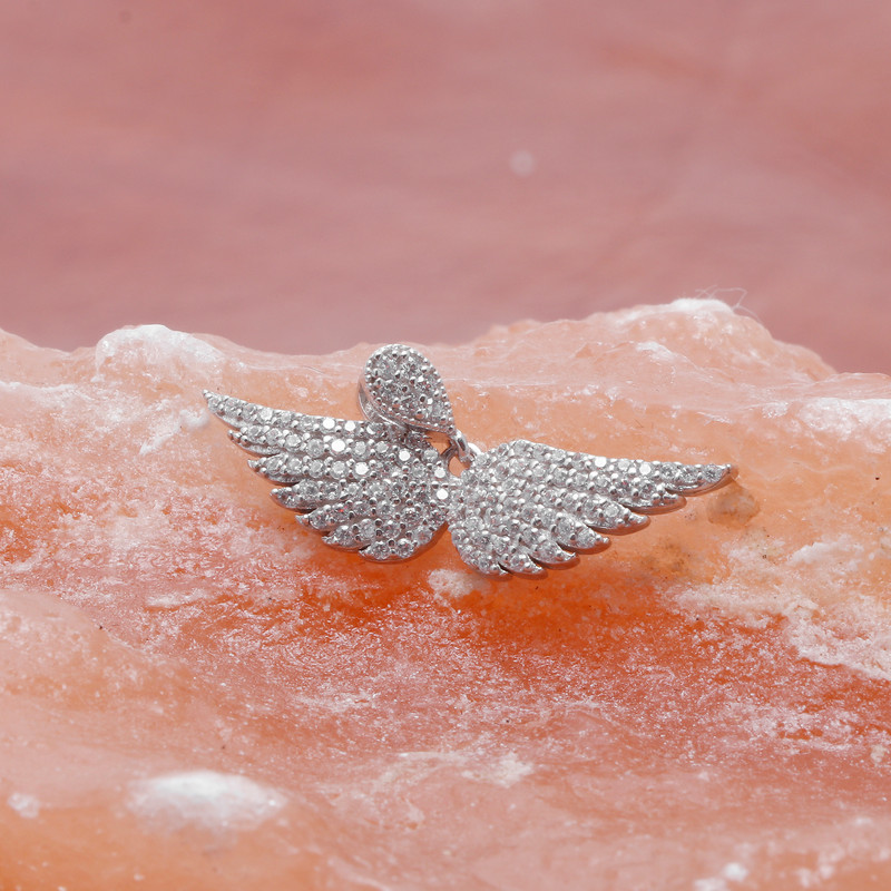 آویز گردنبند نقره زنانه مدل GTA-374