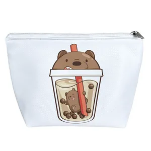 کیف لوازم آرایش دخترانه خندالو مدل سه خرس کله پوک کد 2693