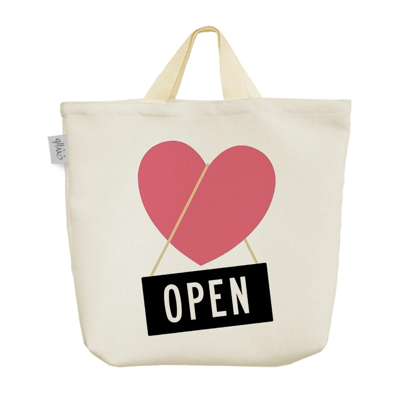 ساک خرید خندالو مدل عاشقانه Lovely کد H207