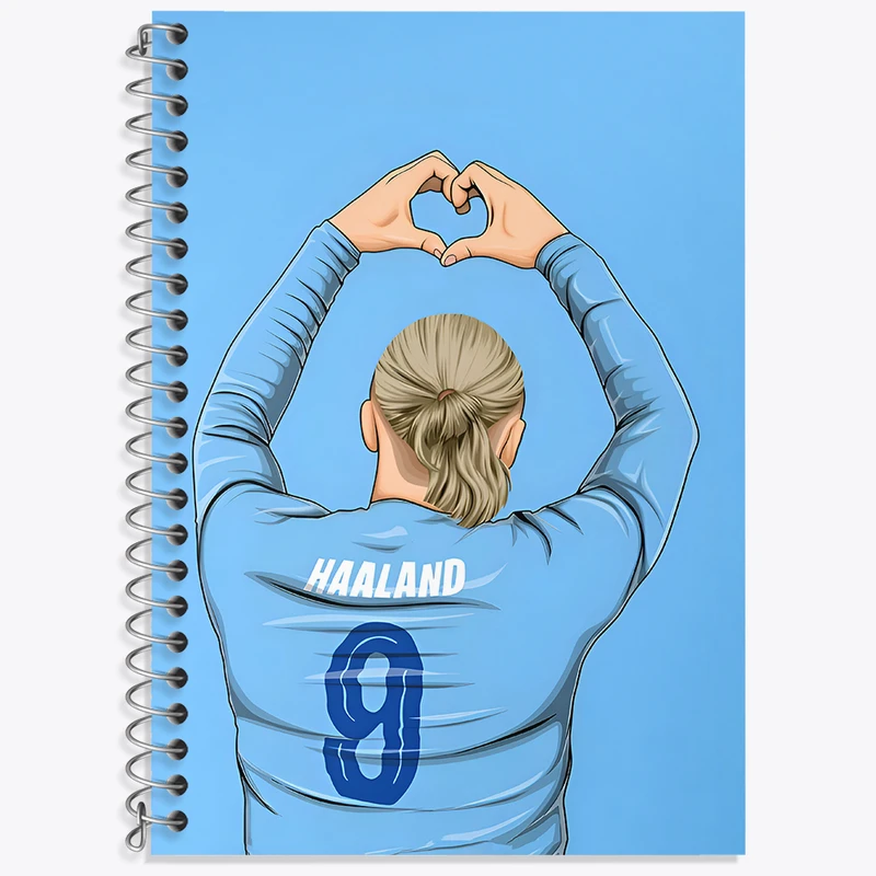 دفتر لغت 50 برگ خندالو طرح ارلینگ هالند کد N4504