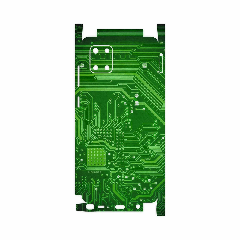 برچسب پوششی ماهوت مدل Green Printed Circuit Board-FullSkin مناسب برای گوشی موبایل سامسونگ Galaxy Note 10 Lite