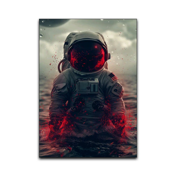 تابلو شاسی گوفی مدل فضانورد آدم فضایی طرح Space Man کد RD55