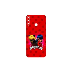 MAHOOT Ladybug and Cat Noir Cover Sticker for Huawei Y7p