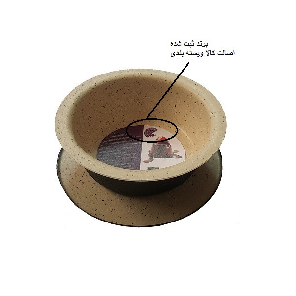 قالب ته چین به گز مدل گرد کف برجسته