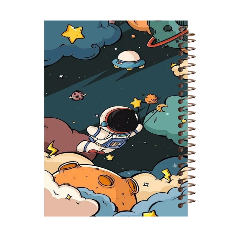 دفتر نقاشی 60 برگ طرح فضانورد کد A545
