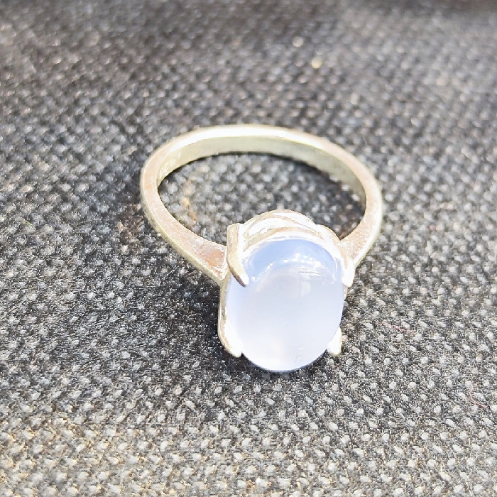 انگشتر نقره زنانه مدل سنگ عقیق یمانی کبود کد 453 انگشتر نقره زنانه مدل سنگ عقیق یمانی کبود کد 453