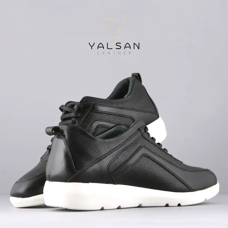 کفش روزمره زنانه چرم یلسان مدل تانای کد mSk-TNY-624-GS