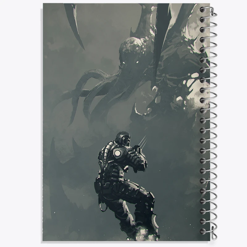 دفتر نقاشی 50 برگ خندالو طرح بازی دد اسپیس (Dead Space) کد 34998