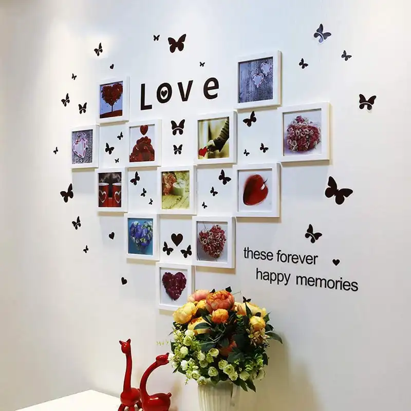 قاب عکس مدل قلب مجموعه 12 عددی