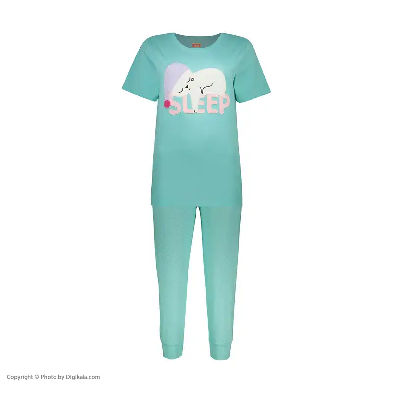 ست تی شرت و شلوار زنانه مادر مدل pandi409-54