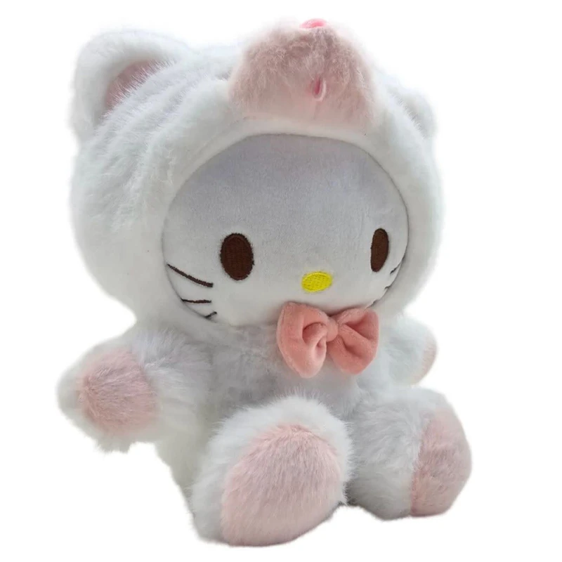 عروسک پولیشی ناب سل مدل کیتی لباس خرس ارتفاع 25 سانتی متر