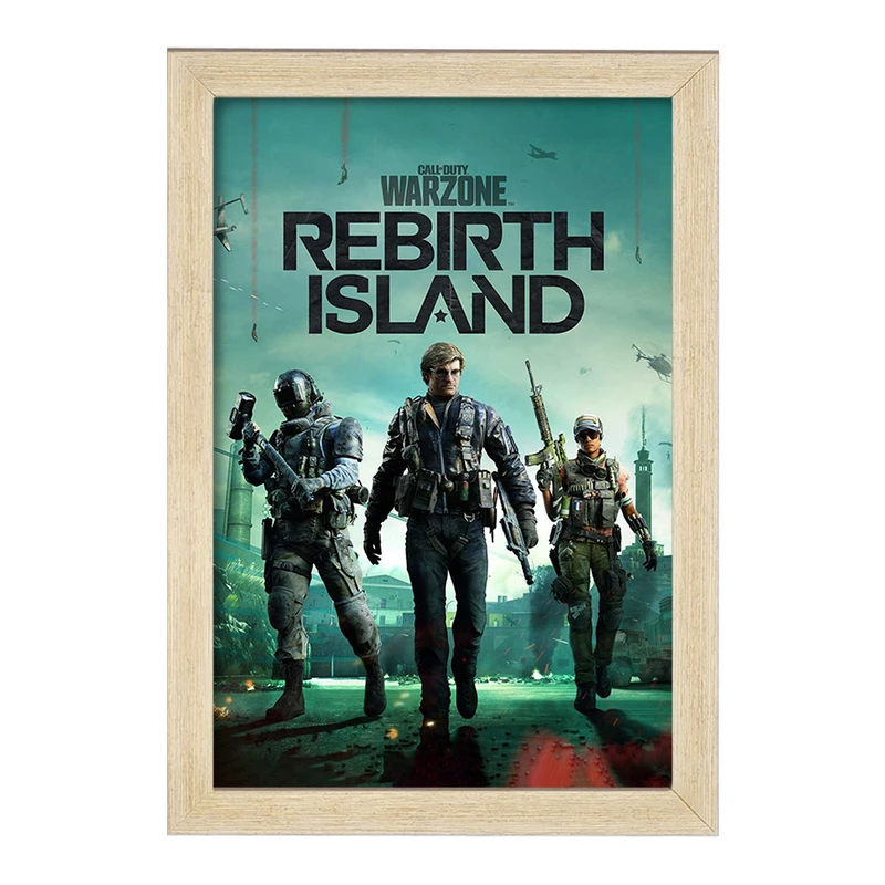 تابلو خندالو مدل بازی کال آف دیوتی مدرن وارفر وارزون گوست کد 26122