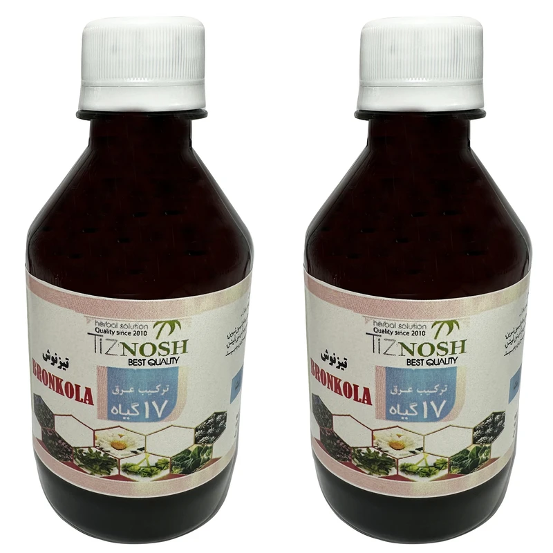 عرق 17 گیاه پاکسازی عفونت تیزنوش - 500 میلی لیتر بسته 2 عددی