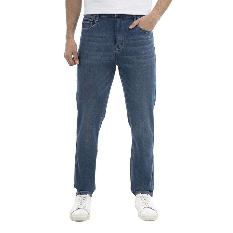 شلوار جین مردانه جین وست مدل توکرکی کد 122190 رنگ آبی