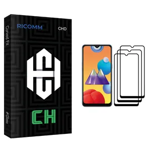 Ricomm CH glass Screen Protector For Samsung Galaxy M01s Pack Of 3