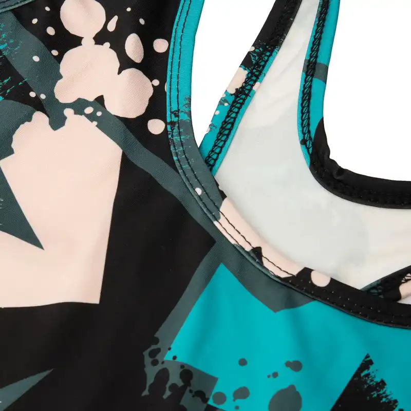 تاپ ورزشی زنانه مدل قهرمانی کد MDSS-AU0617