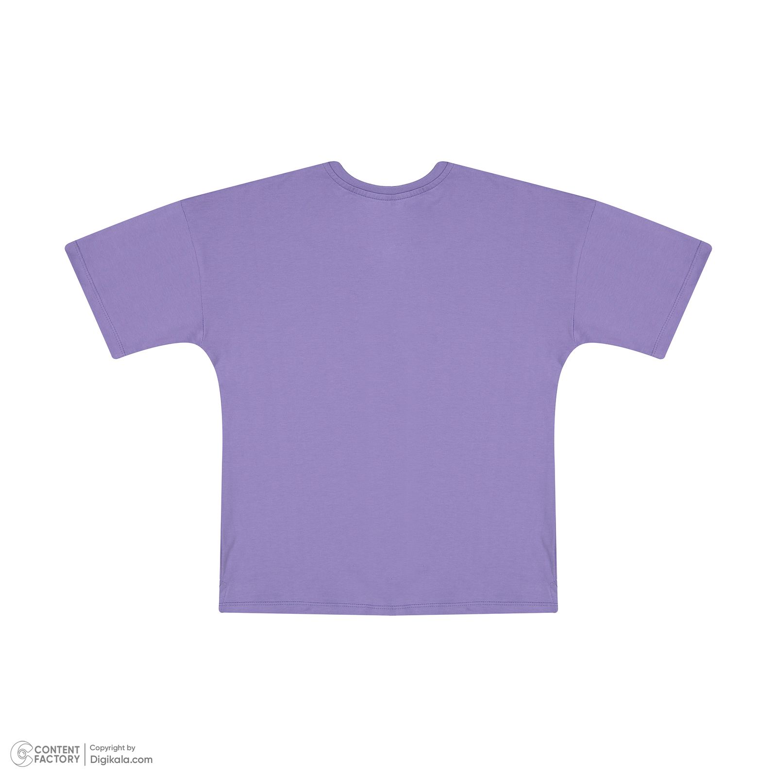 تی شرت آستین کوتاه دخترانه سون پون مدل 13911088 رنگ بنفش -  - 3
