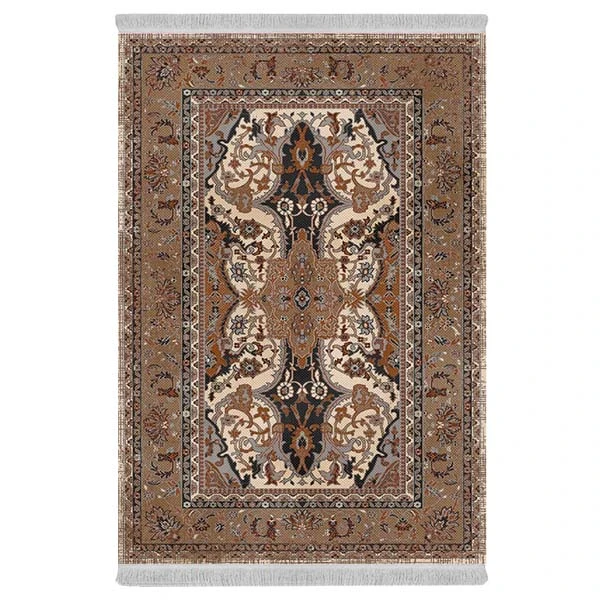 فرش پارچه‌ای دفه مدل فرشینه طرح مدرن کد 591