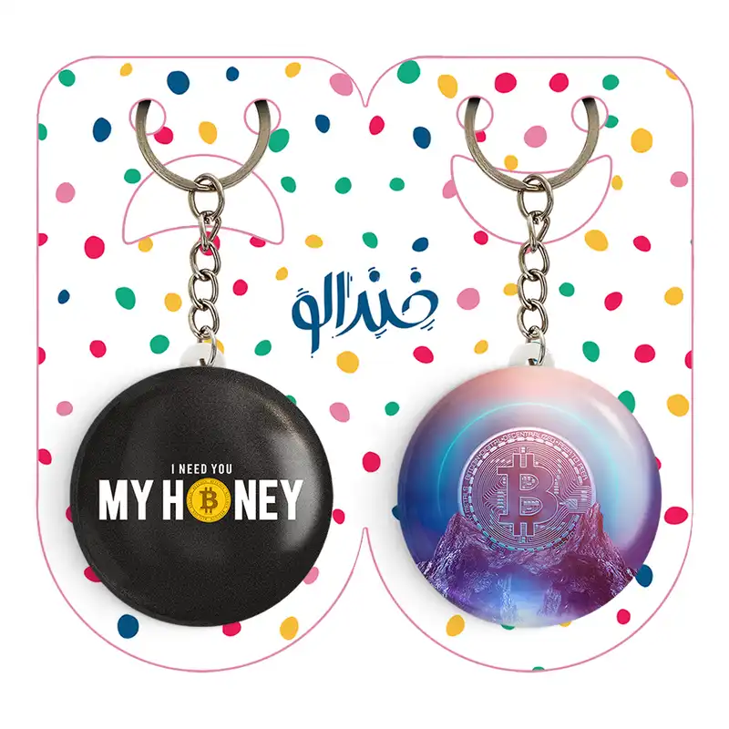 جاکلیدی خندالو مدل ارز دیجیتال بیت کوین Bitcoin کد 1089410896 مجموعه 2 عددی