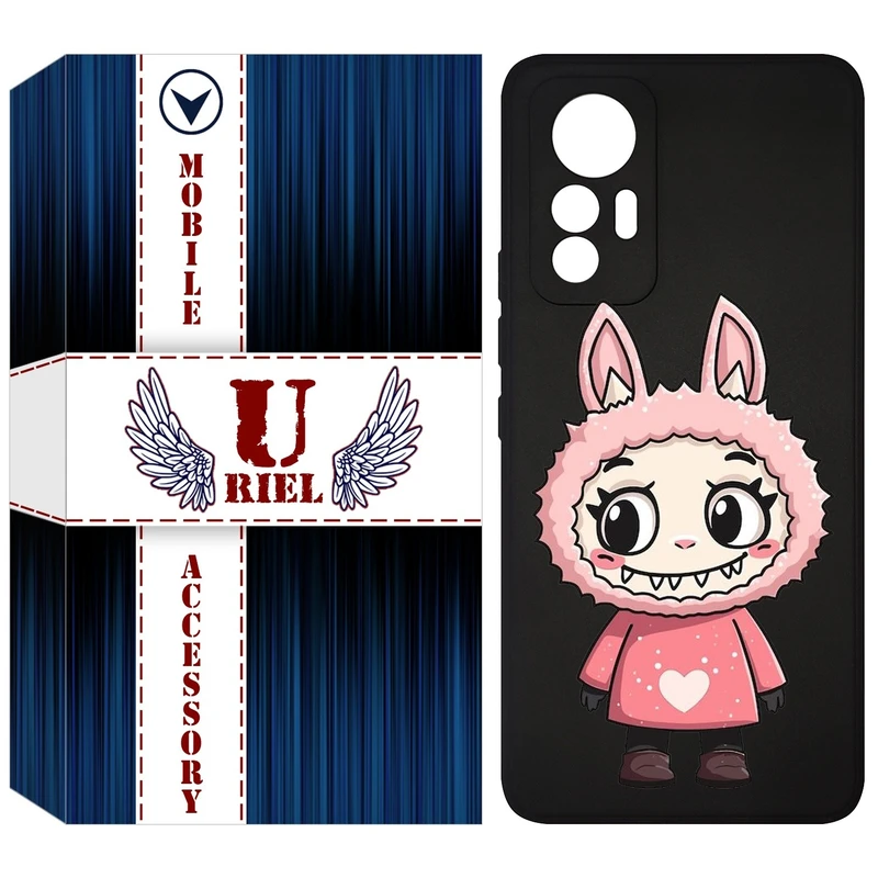 کاور یوریل مدل KSH کد 139 طرح عروسک لبوبو مناسب برای گوشی موبایل شیائومی 12 Lite
