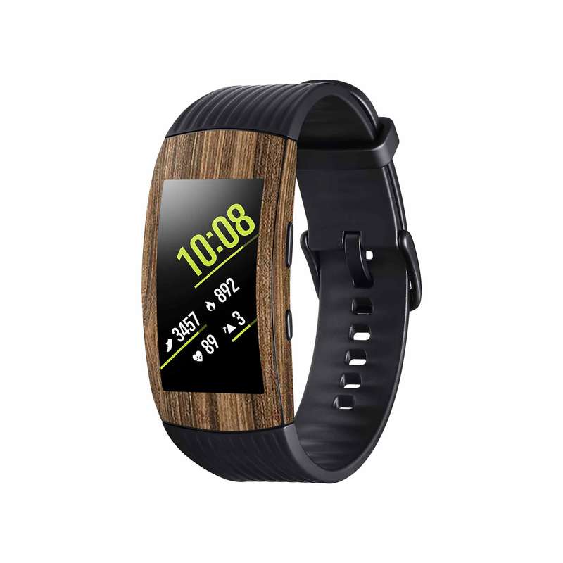 برچسب ماهوت طرح Light-Walnut-Wood مناسب برای ساعت هوشمند سامسونگ Galaxy Gear Fit 2 Pro