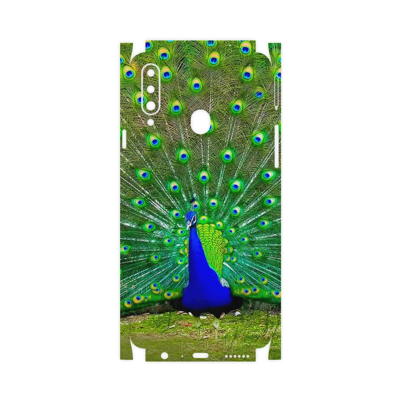 برچسب پوششی ماهوت مدل Peacock-FullSkin مناسب برای گوشی موبایل سامسونگ Galaxy A20s