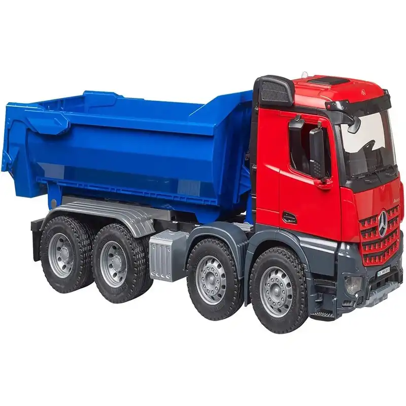 ماشین بازی برودر مدل کامیون کمپرسی مرسدس بنز آروکس