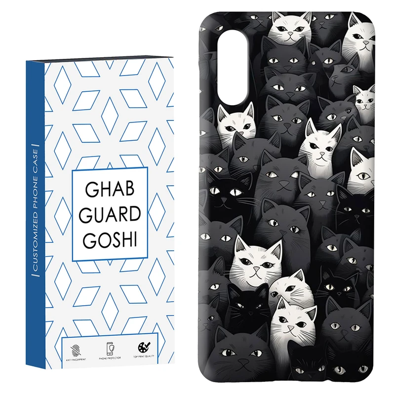 کاور قاب گارد گوشی طرح گربه کد Dimo-354 مناسب برای گوشی موبایل سامسونگ Galaxy A02 / M02