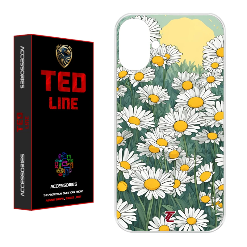 کاور تدلاین طرح گل بابونه کد 1141 مناسب برای گوشی موبایل اپل Iphone 16
