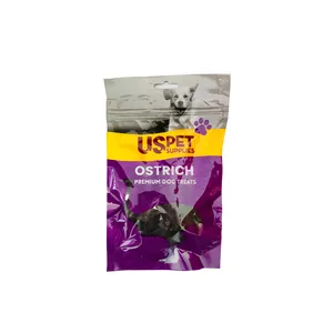 تشویقی سگ یو اس پت مدل سوسیسی طعم شترمرغ وزن 100 گرم