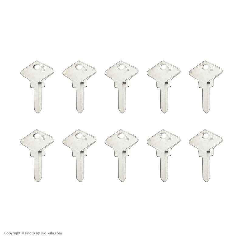 کلید سیلکا مدل NE 18 بسته 10 عددی کلید سیلکا مدل NE 18 بسته 10 عددی