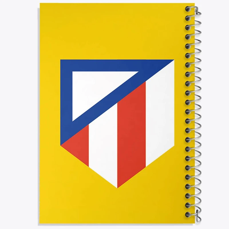 دفتر مشق 50 برگ خندالو مدل باشگاه اتلتیکو مادرید Atletico Madrid کد 2140