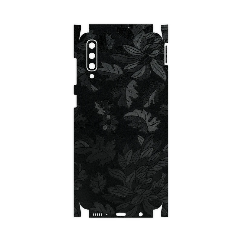 برچسب پوششی ماهوت مدل Full skin-Black-Wildflower مناسب برای گوشی موبایل سامسونگ Galaxy A50