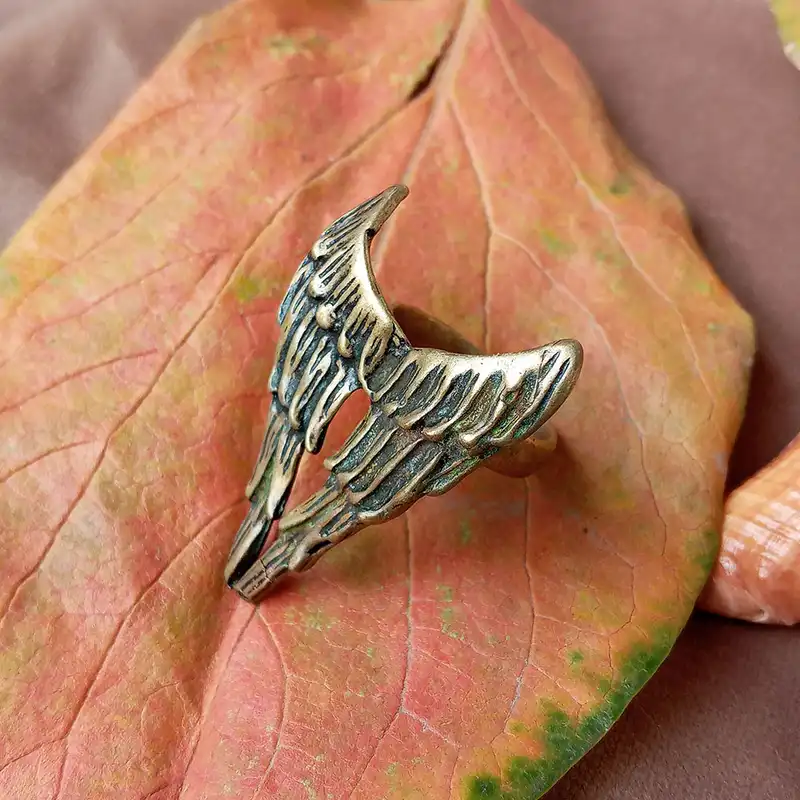 انگشتر مدل بال فرشته کد 34-BRG