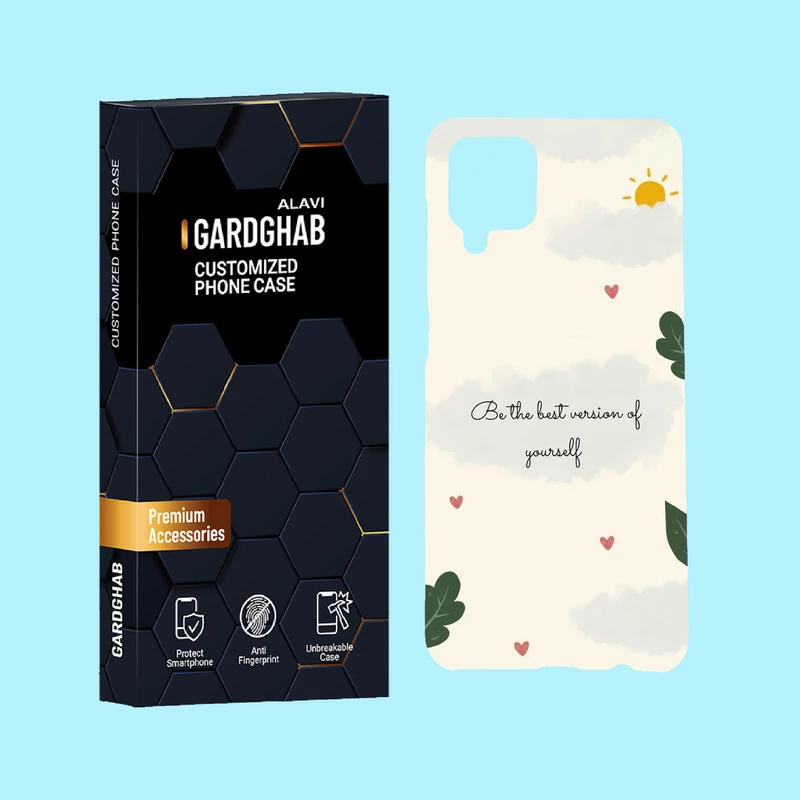کاور گارد قاب علوی مدل عاشقانه مناسب برای گوشی موبایل سامسونگ Galaxy A12