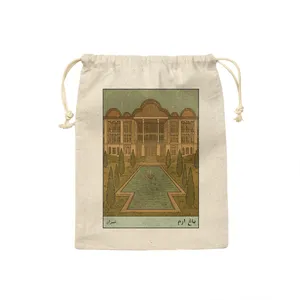 کیسه نان و سبزی ترمه طراحان ایده مدل کارت  باغ ارم شیراز کد map1525 - M سایز 23x33 سانتی متر