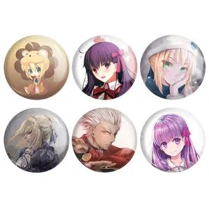 مگنت خندالو طرح انیمه فیت استی نایت Fate Stay Night کد 1400A مجموعه 6 عددی