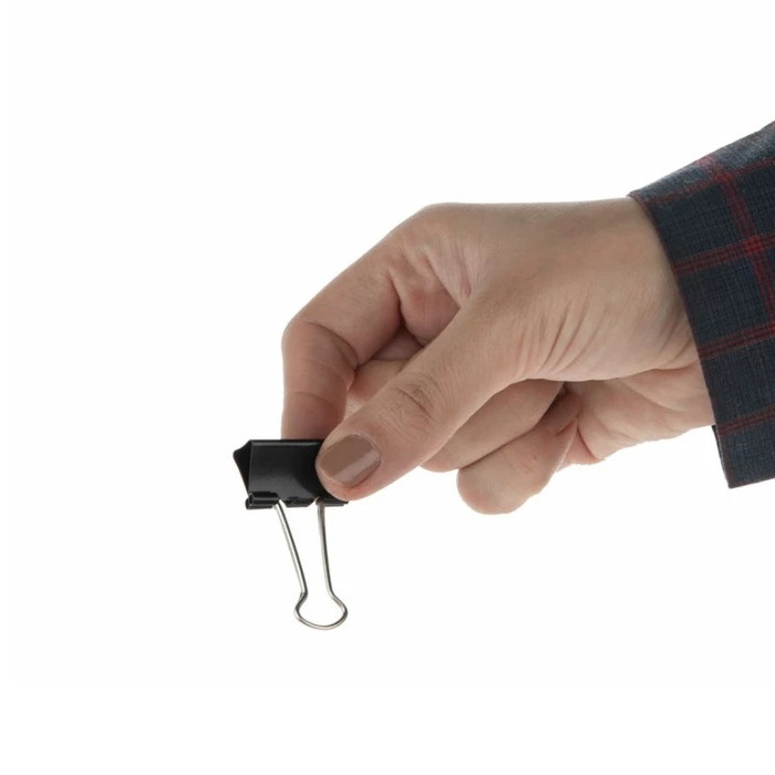 گیره کاغذ مدل دوبل 25 بسته 6 عددی