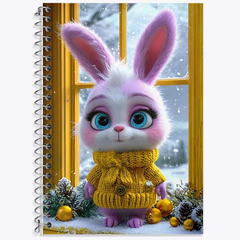 دفتر لغت 50 برگ خندالو طرح خرگوش کیوت کد F8490