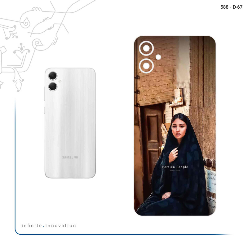 برچسب پوششی ماهوت مدل Portrait of an Iranian Woman مناسب برای گوشی موبایل سامسونگ Galaxy A05