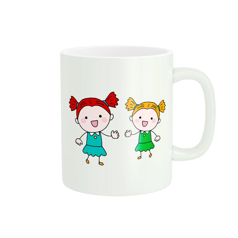 ماگ پاد آفرین مدل دختر بچه ها کد DKC25