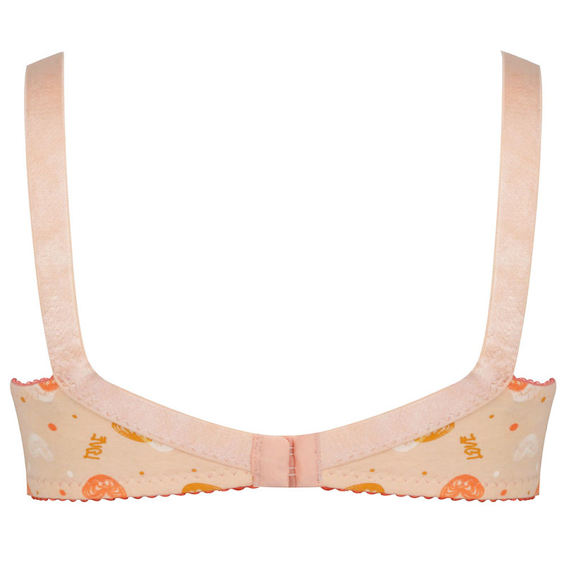 سوتین زنانه تیدامی 724 مدل 340020228 نخ پنبه رنگ گلبهی