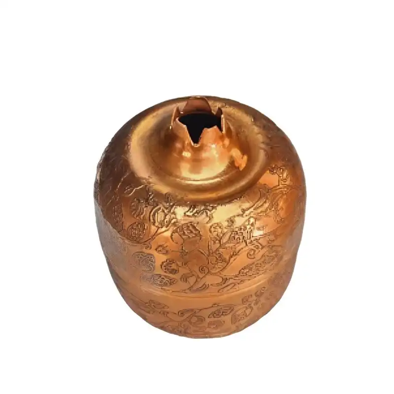 قندان مسی طرح انار مدل باغ و گل